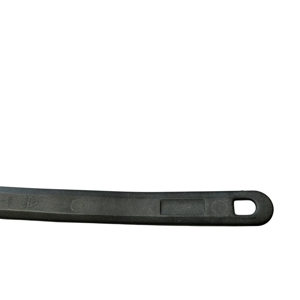 Rubbermaid‎ Black Plastic Slotted Serving Spoon Perforated Basted Nylon 1974